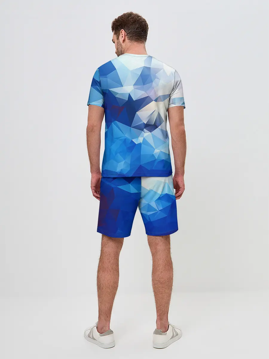 Мужской костюм с шортами / Абстракция