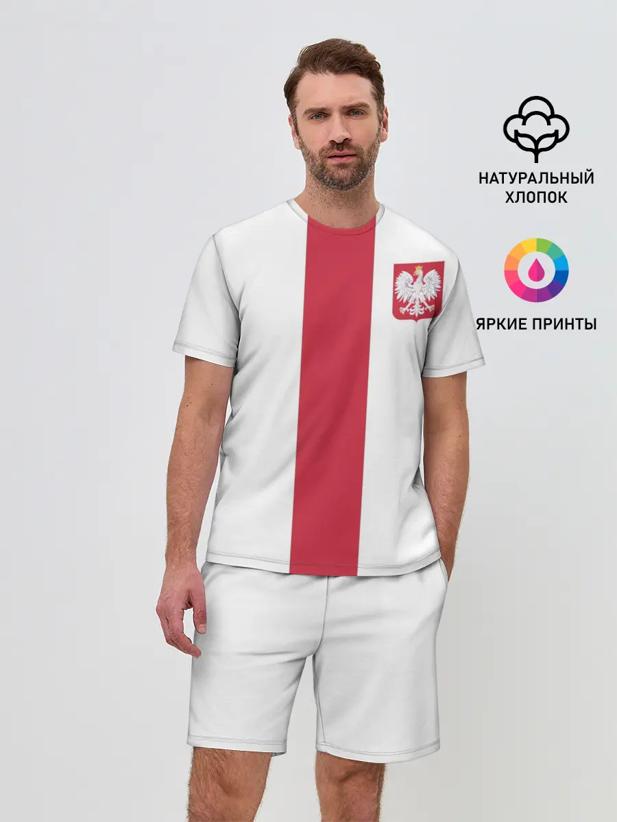 Мужской костюм с шортами / Сборная Польша