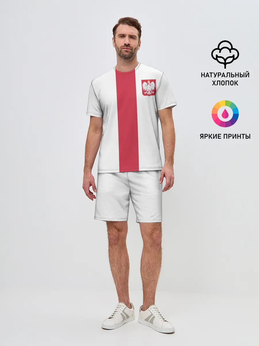 Мужской костюм с шортами / Сборная Польша