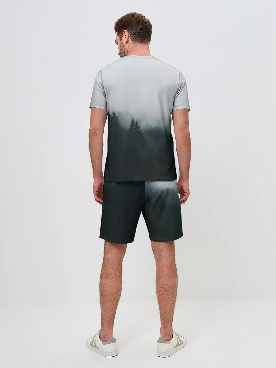 Мужской костюм с шортами / Лес