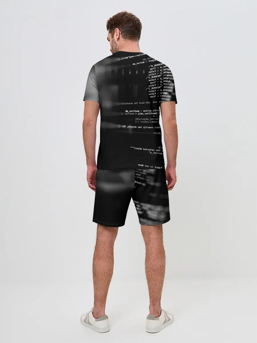 Мужской костюм с шортами / Wath dogs 2 Хакер