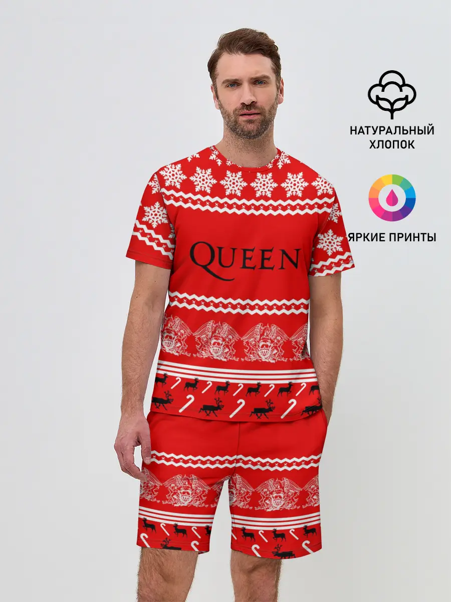 Мужской костюм с шортами / Праздничный Queen