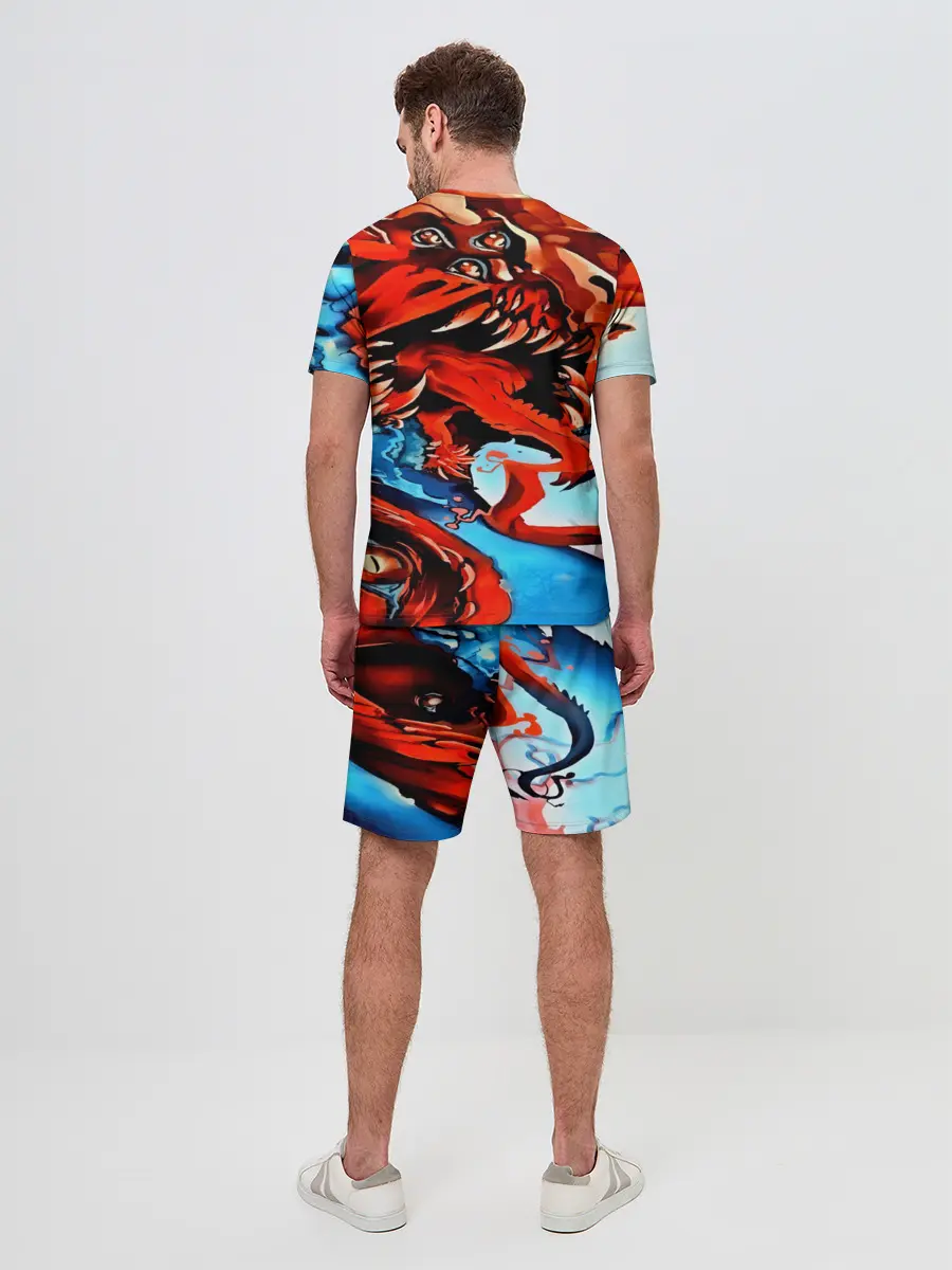 Мужской костюм с шортами / CS GO Hyper Beast