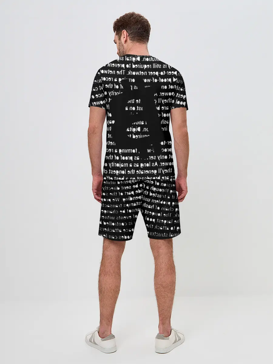 Мужской костюм с шортами / BITCOIN