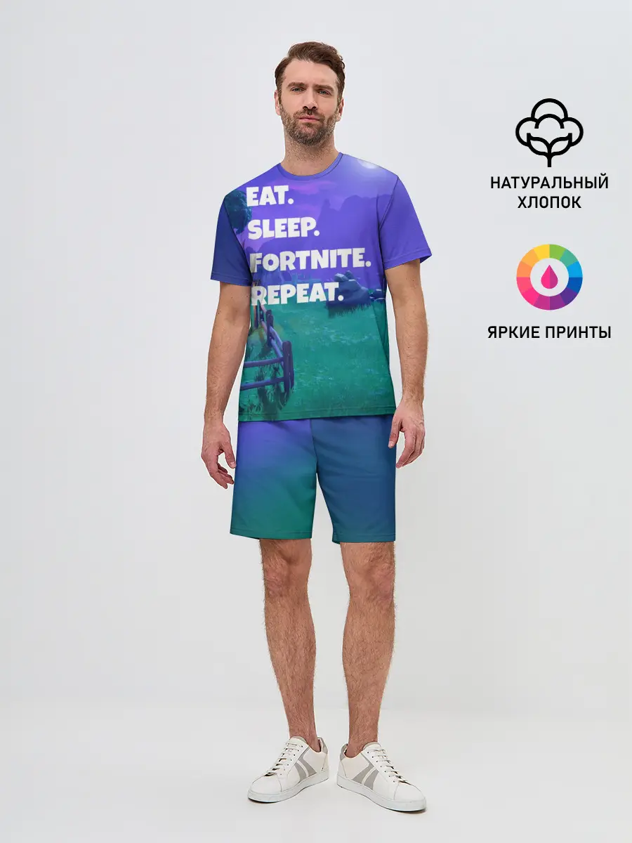 Мужской костюм с шортами / Fortnite Repeat