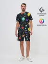 Мужской костюм с шортами / Солнечная система
