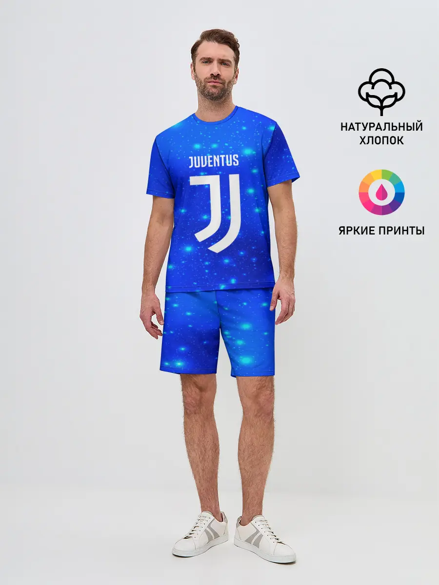 Мужской костюм с шортами / Juventus space collection