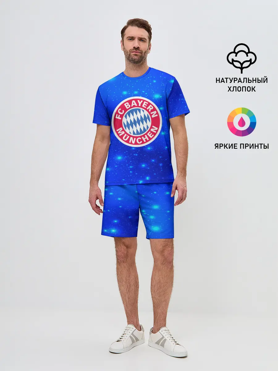 Мужской костюм с шортами / FC Bayern Munchen space 2018