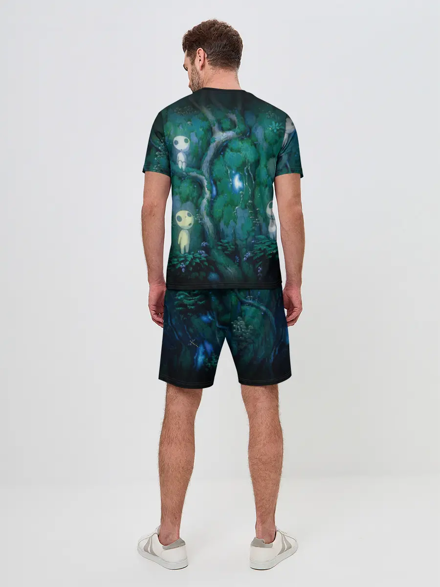 Мужской костюм с шортами / принцесса Мононоке_5