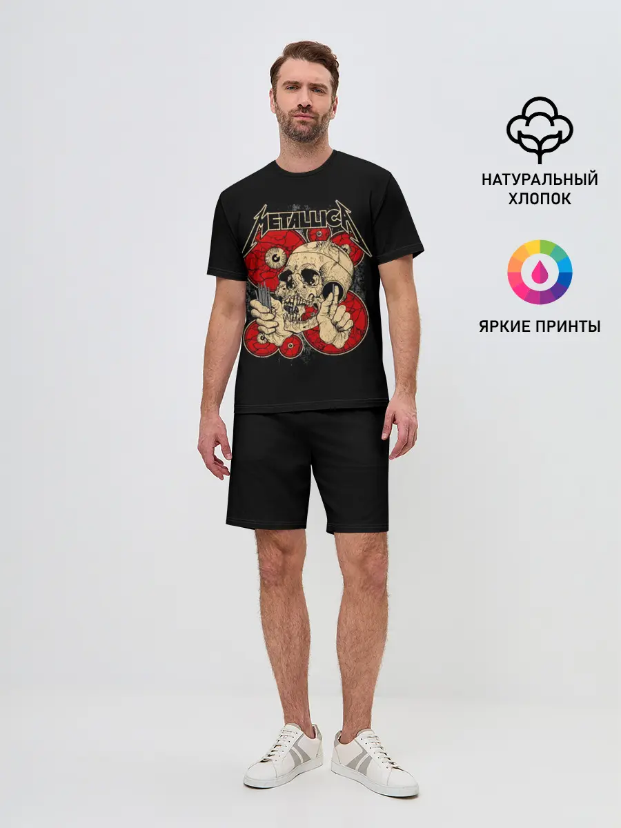 Мужской костюм с шортами / Metallica