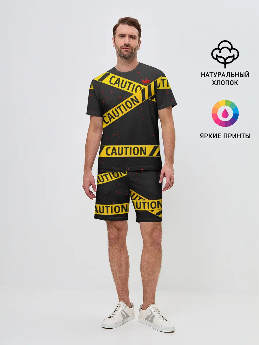 Мужской костюм с шортами / Caution Style