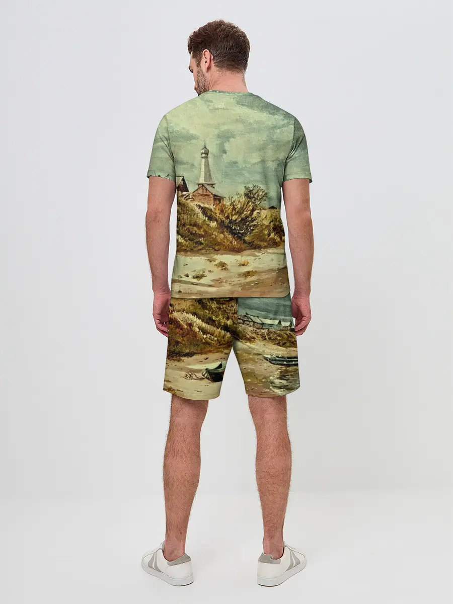 Мужской костюм с шортами / Старинный город