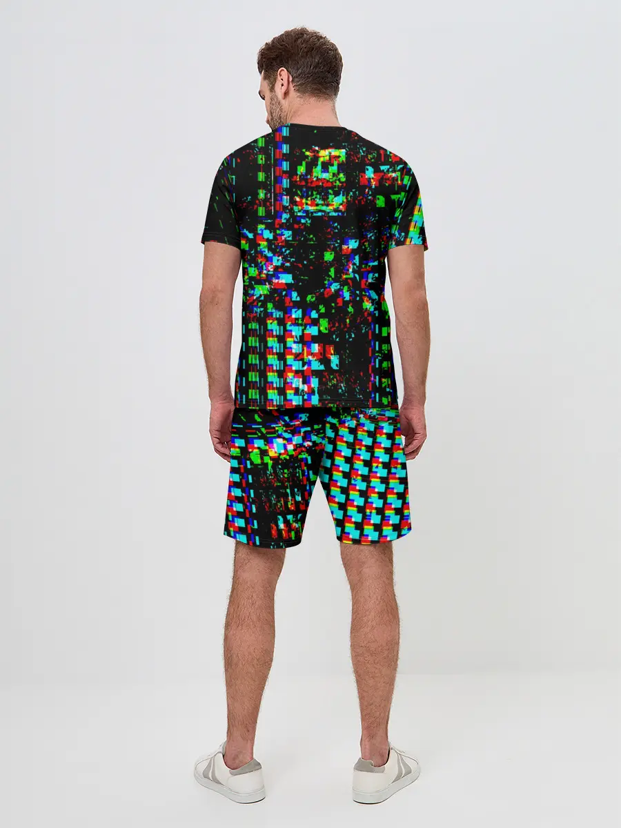 Мужской костюм с шортами / Optical abstract
