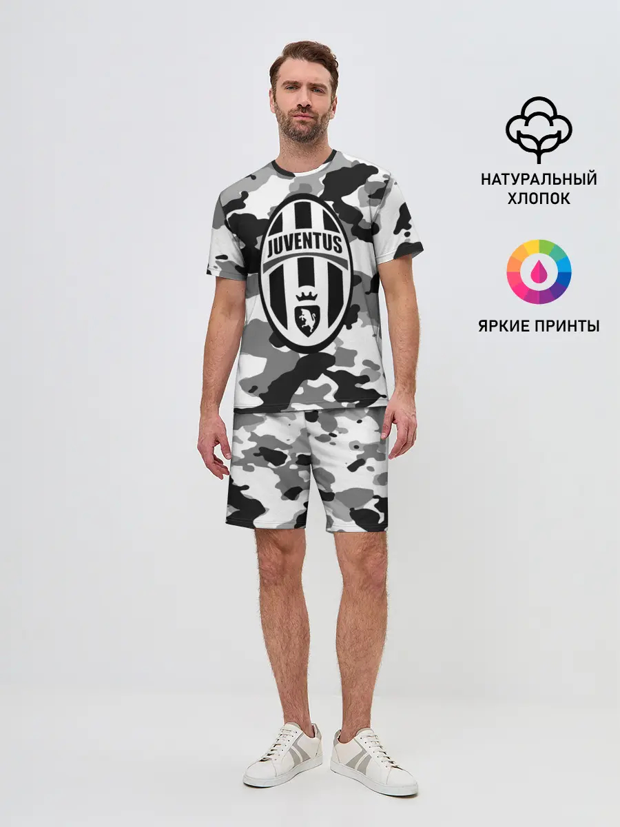 Мужской костюм с шортами / FC Juventus Camouflage