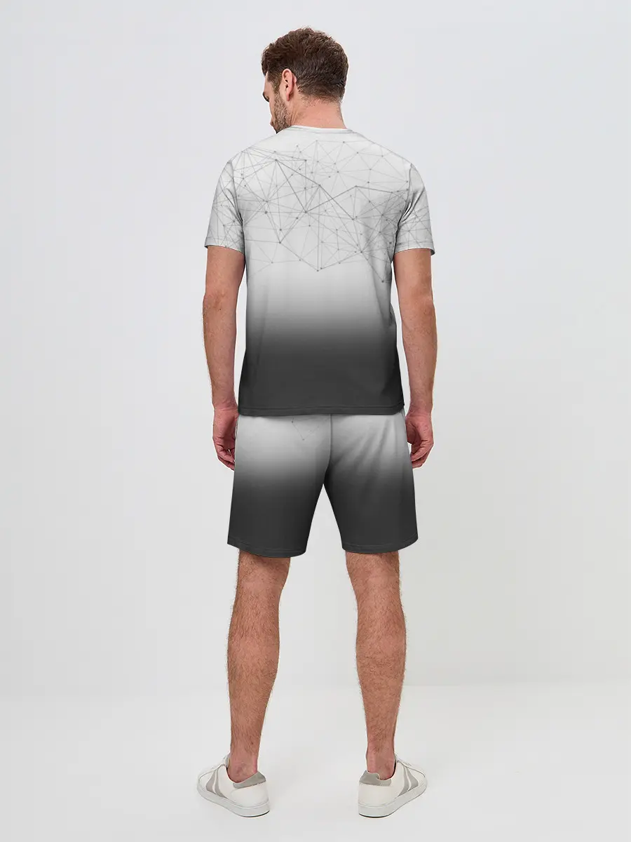 Мужской костюм с шортами / Хаски Geometry