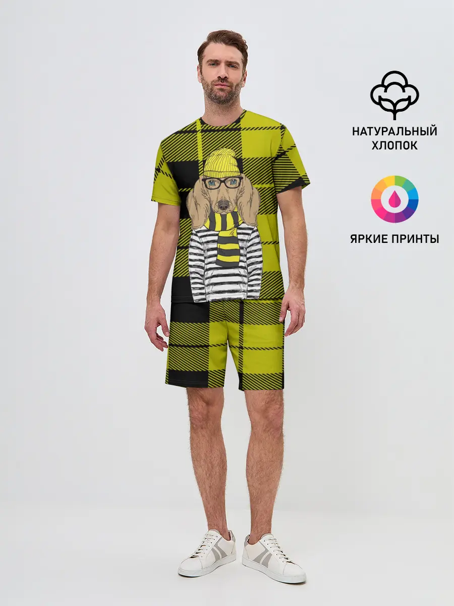 Мужской костюм с шортами / Такса Хипстер