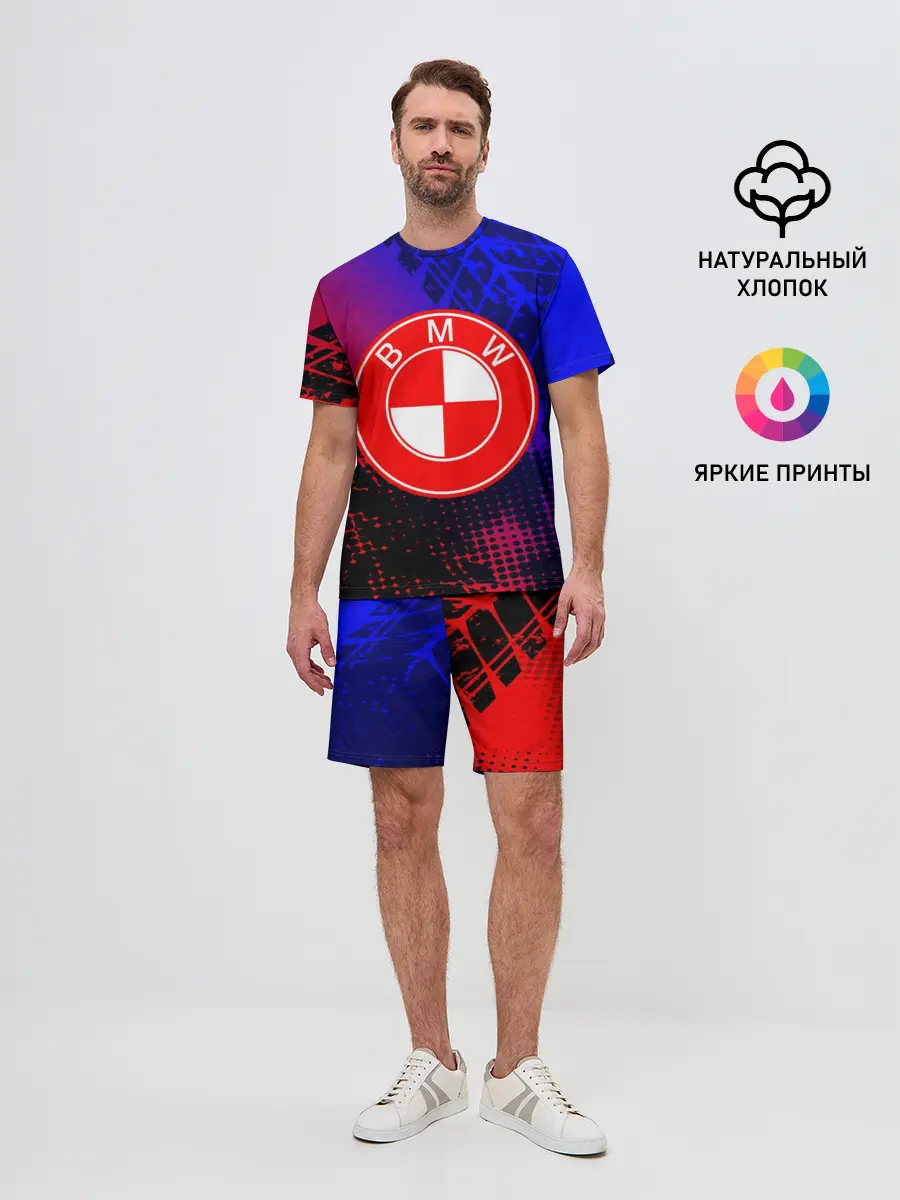 Мужской костюм с шортами / BMW uniform collection