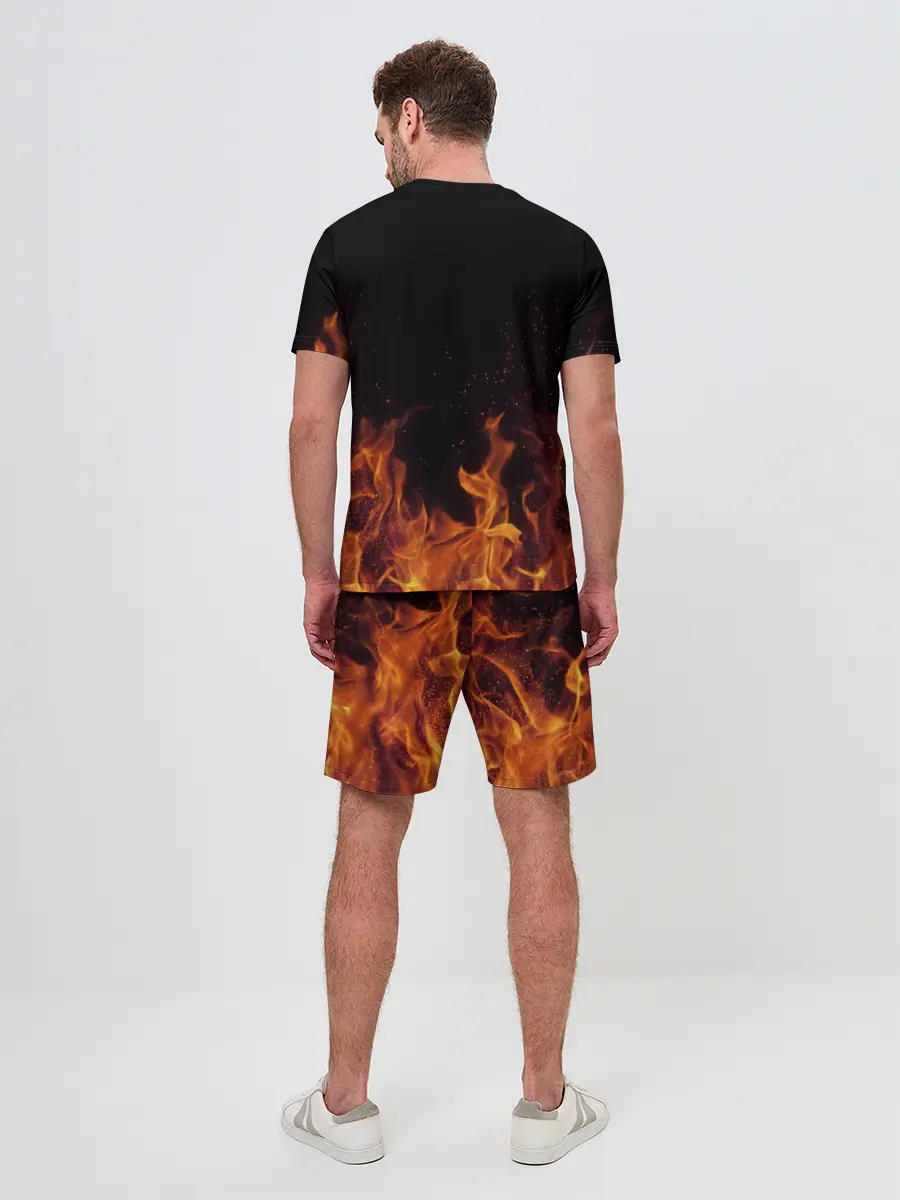 Мужской костюм с шортами / Валера огонь мужик