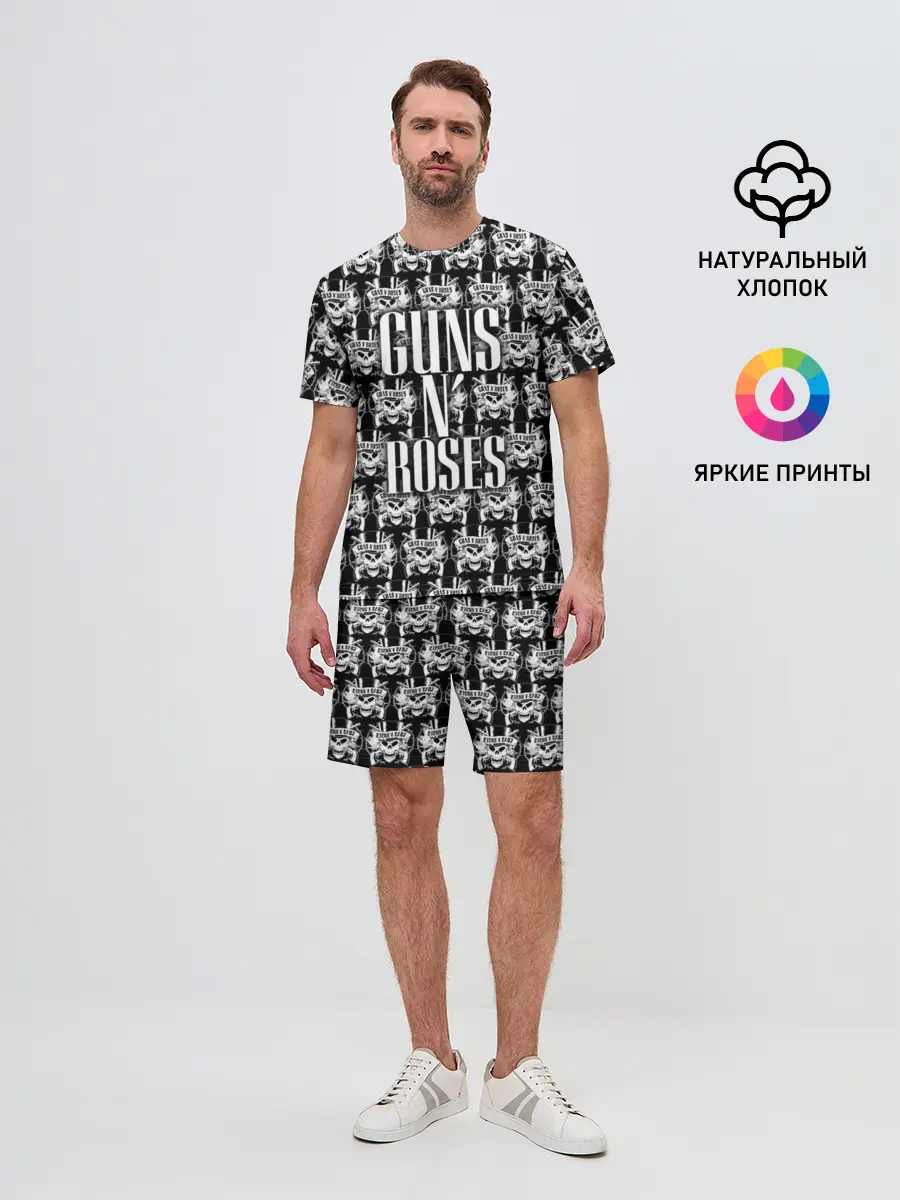 Мужской костюм с шортами / Guns n roses