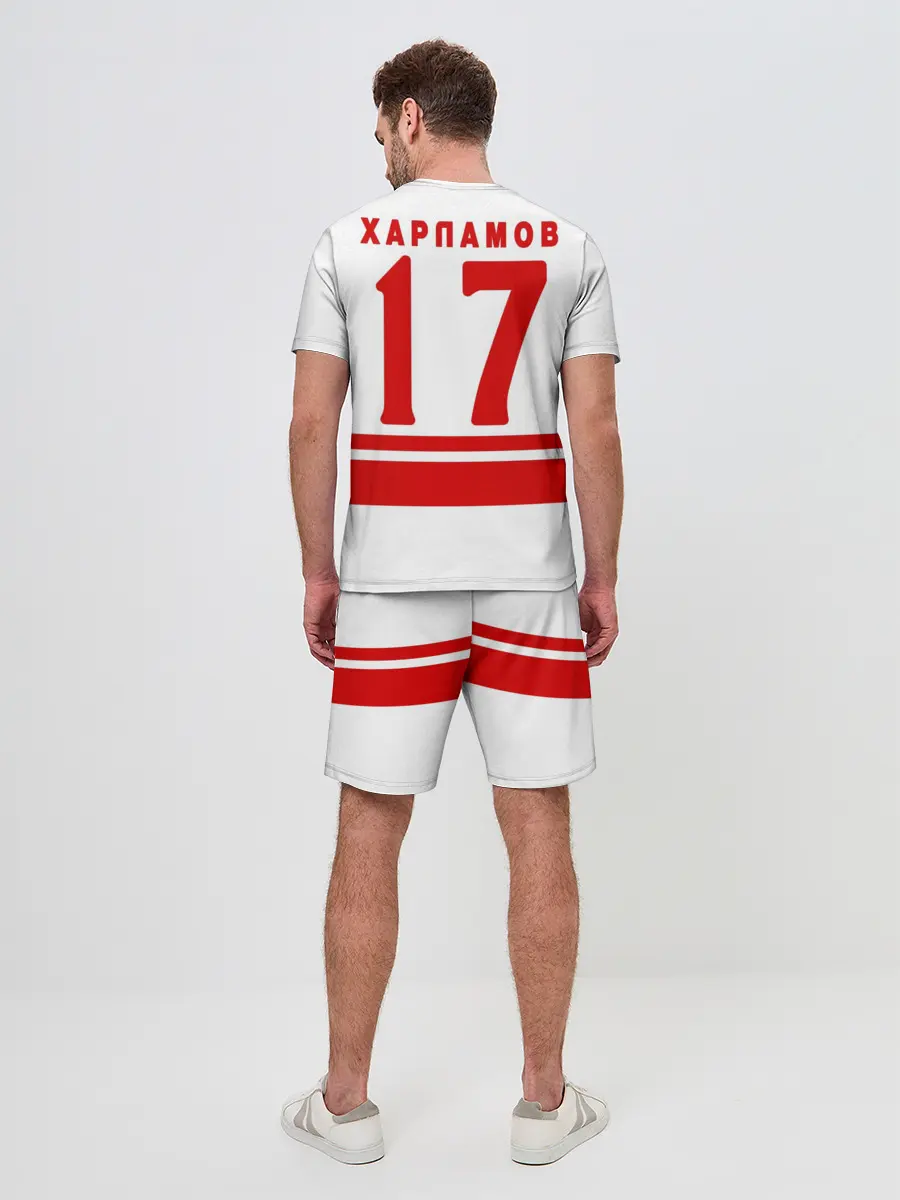 Мужской костюм с шортами / Валерий Харламов 17 White