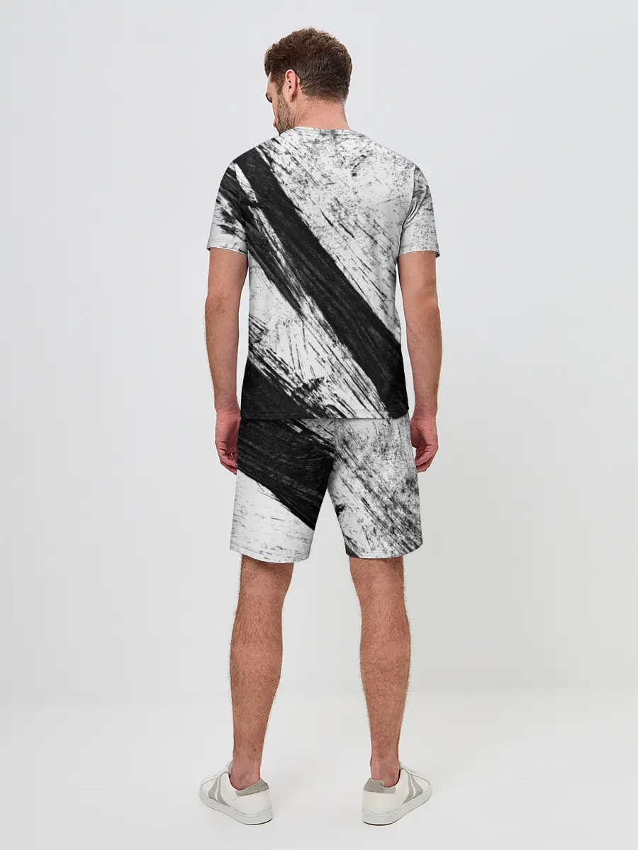 Мужской костюм с шортами / просто краски