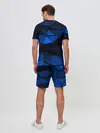Мужской костюм с шортами / Blue abstraction collection