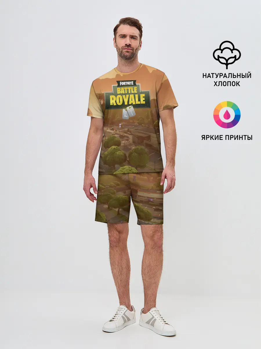 Мужской костюм с шортами / Fortnite Battle Royale