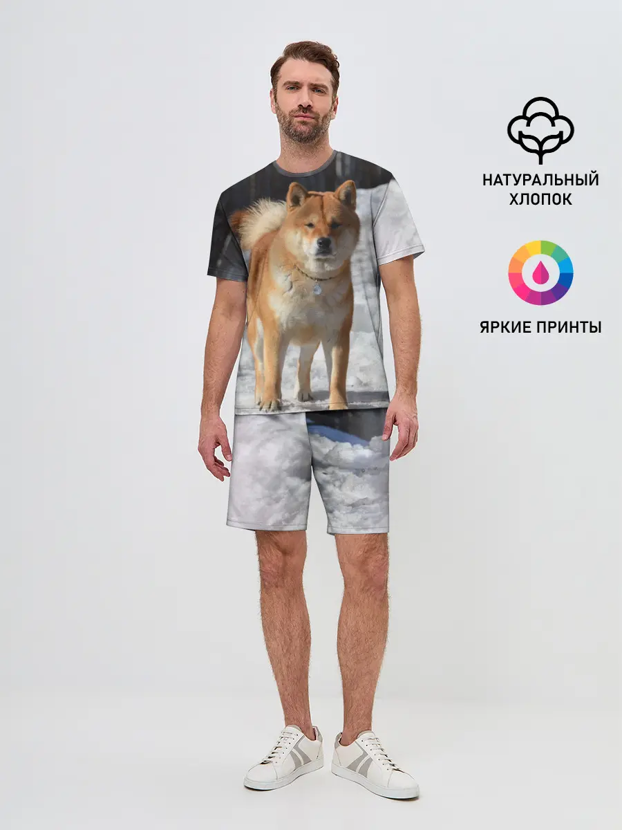 Мужской костюм с шортами / Акита-ину