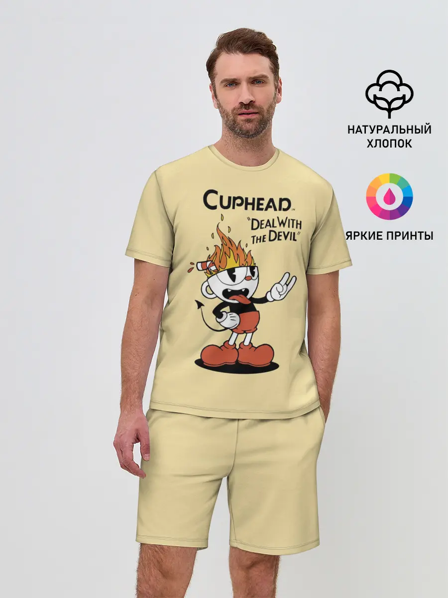 Мужской костюм с шортами / Cuphead