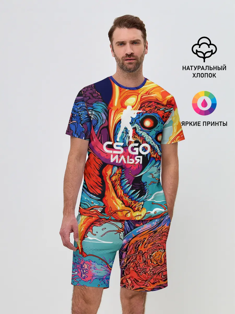 Мужской костюм с шортами / Илья в стиле CS GO