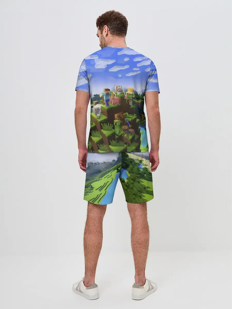 Мужской костюм с шортами / Виктор - Minecraft