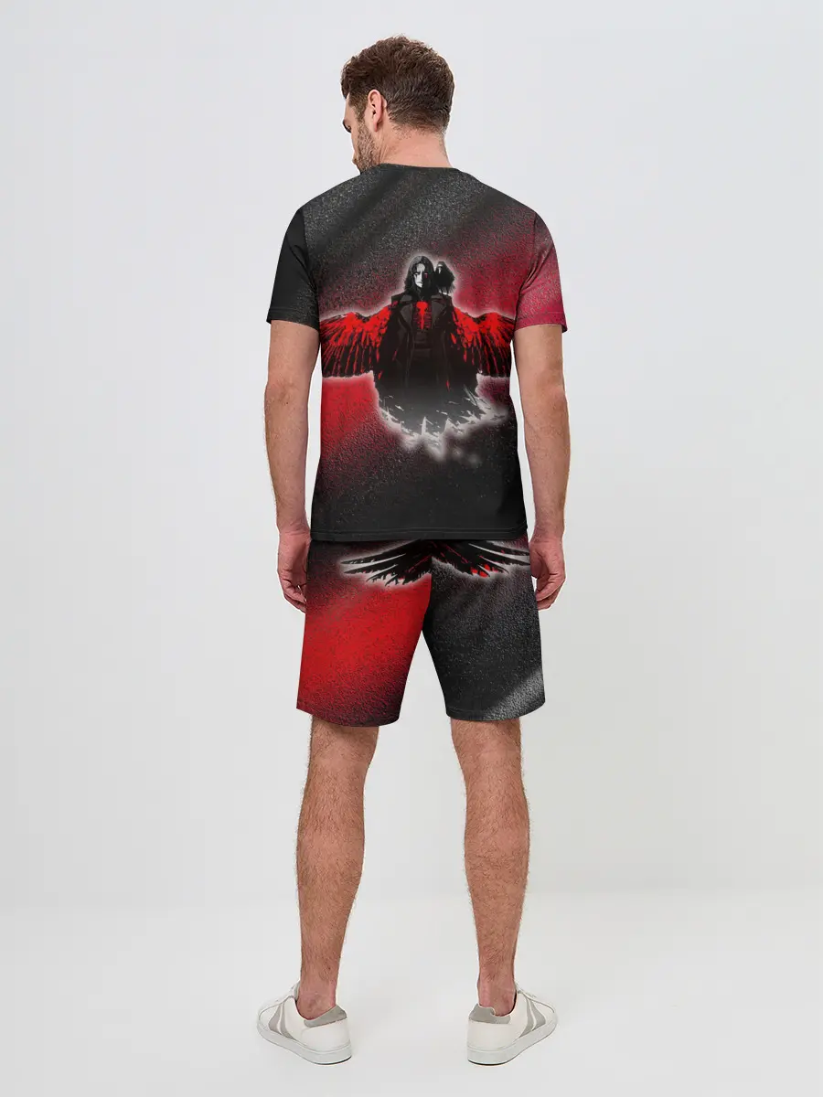 Мужской костюм с шортами / Ворон