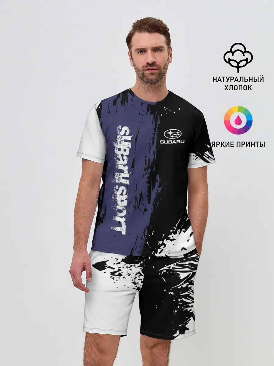 Мужской костюм с шортами / SUBARU | СУБАРУ