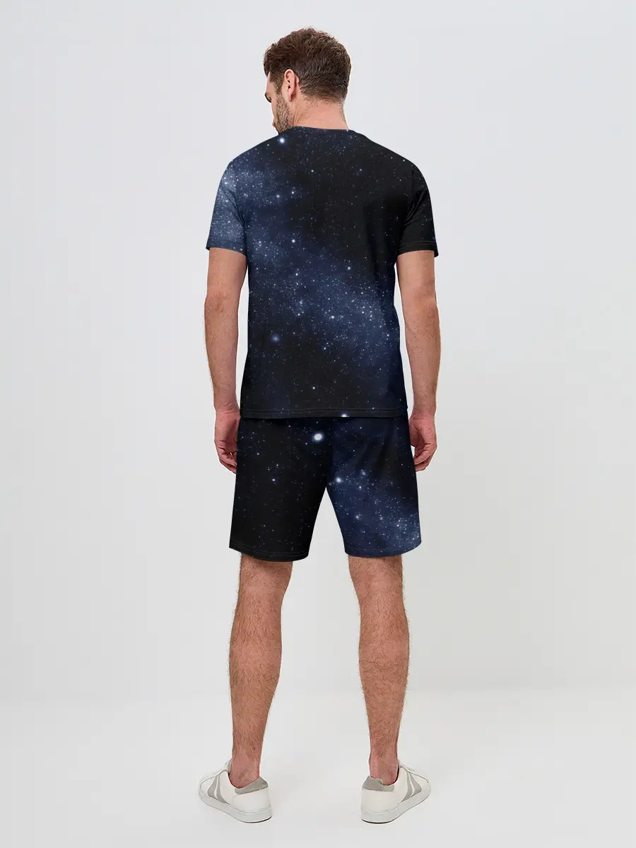 Мужской костюм с шортами / Звёздное небо