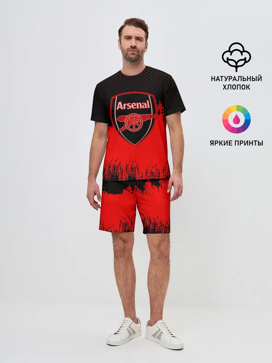 Мужской костюм с шортами / FC Arsenal Original uniform