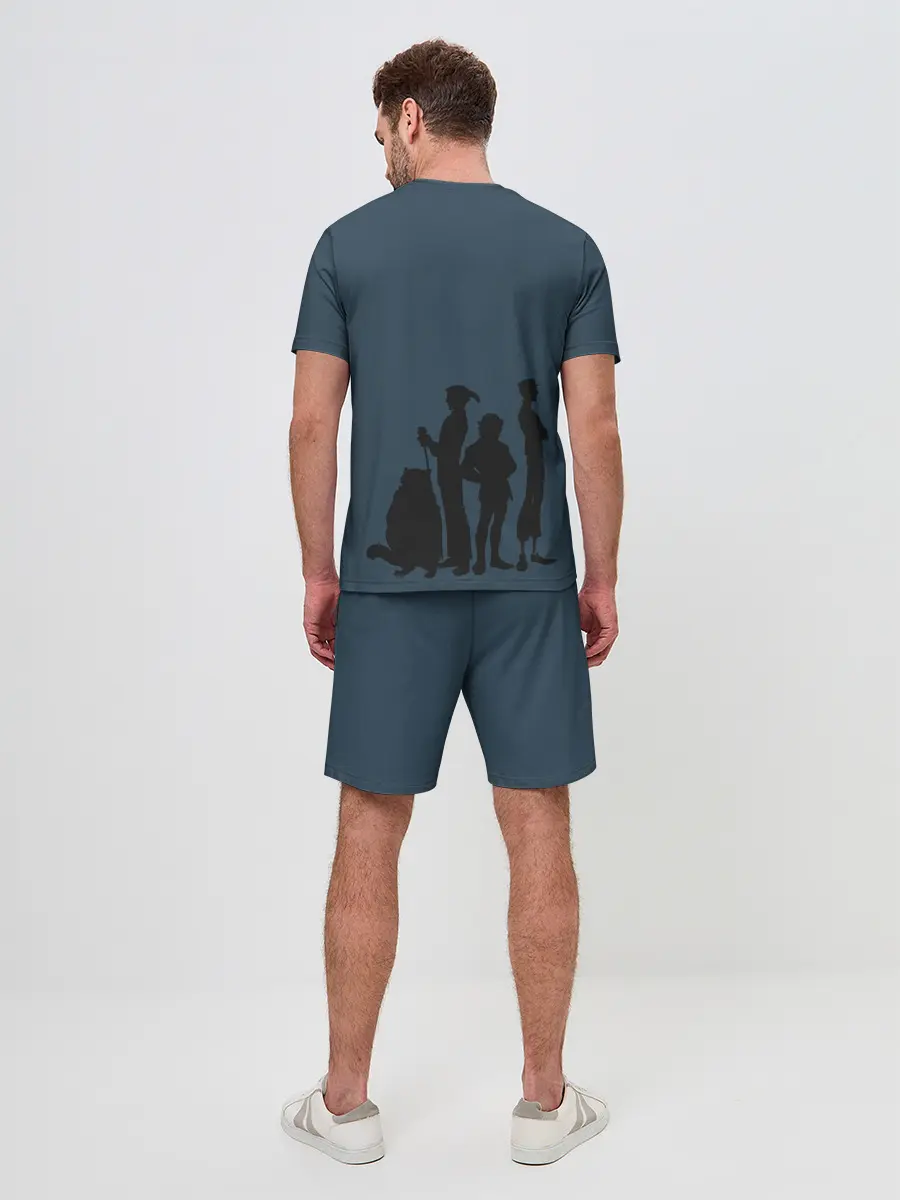 Мужской костюм с шортами / Осторожно!