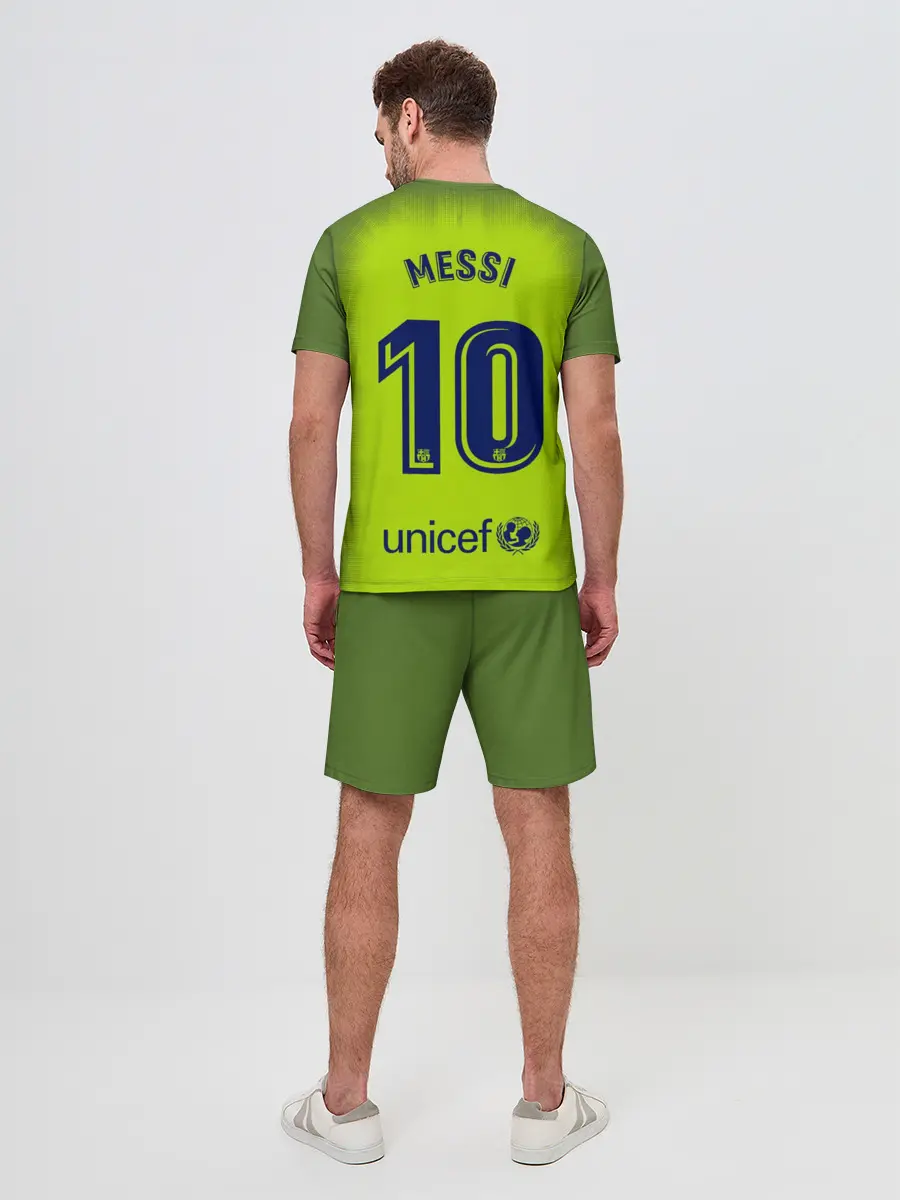 Мужской костюм с шортами / Месси Форма Новая Away 18/19