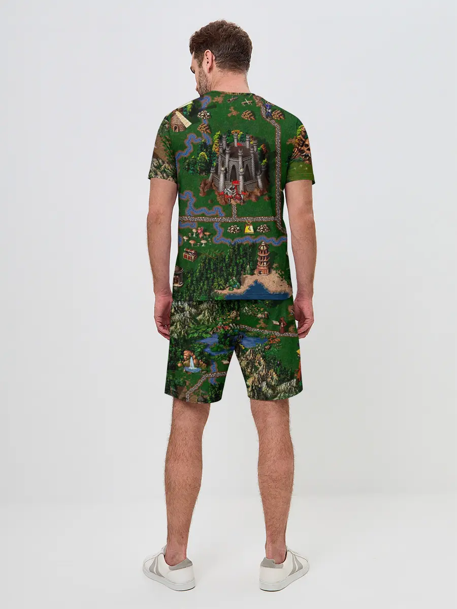 Мужской костюм с шортами / Карта