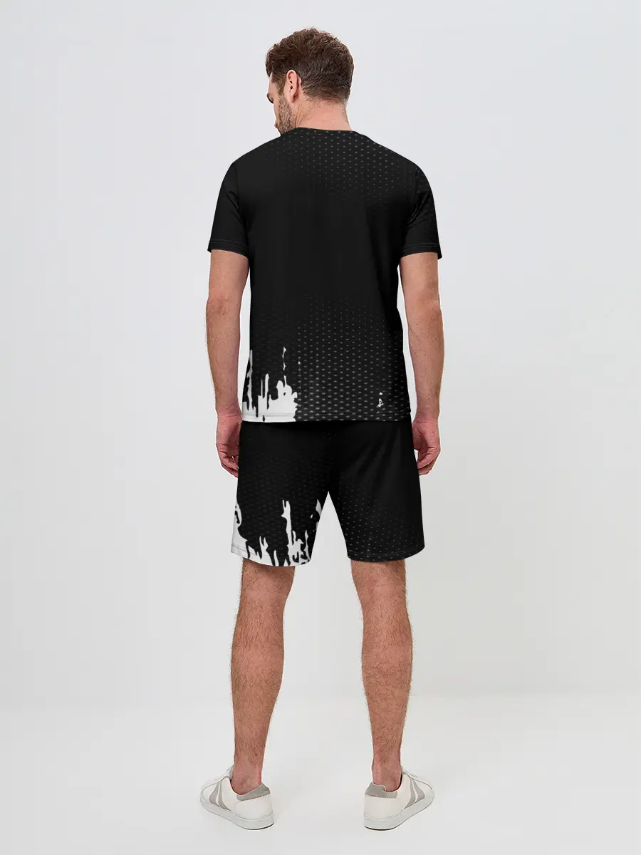 Мужской костюм с шортами / Russia black collection