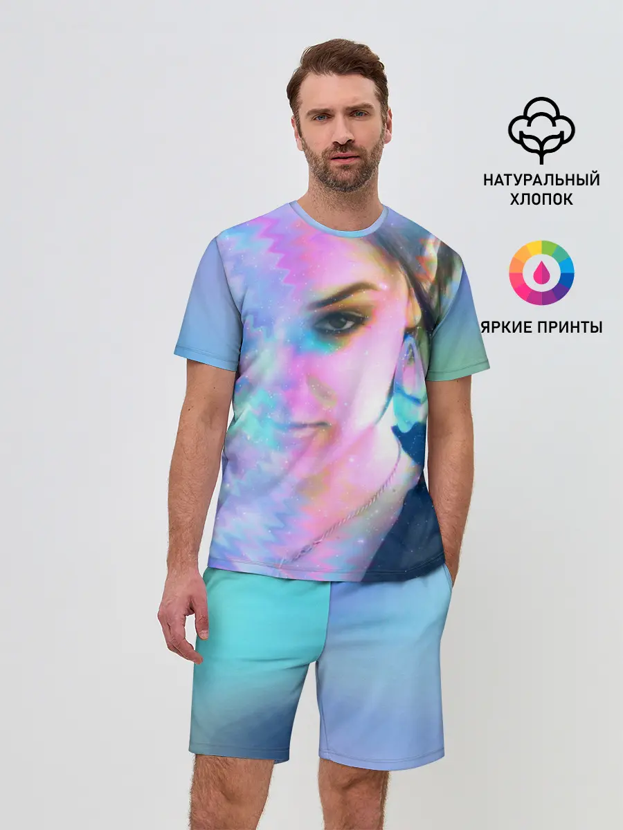 Мужской костюм с шортами / Саша Грей. Абстракция