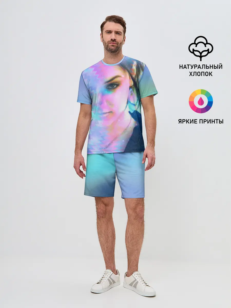 Мужской костюм с шортами / Саша Грей. Абстракция