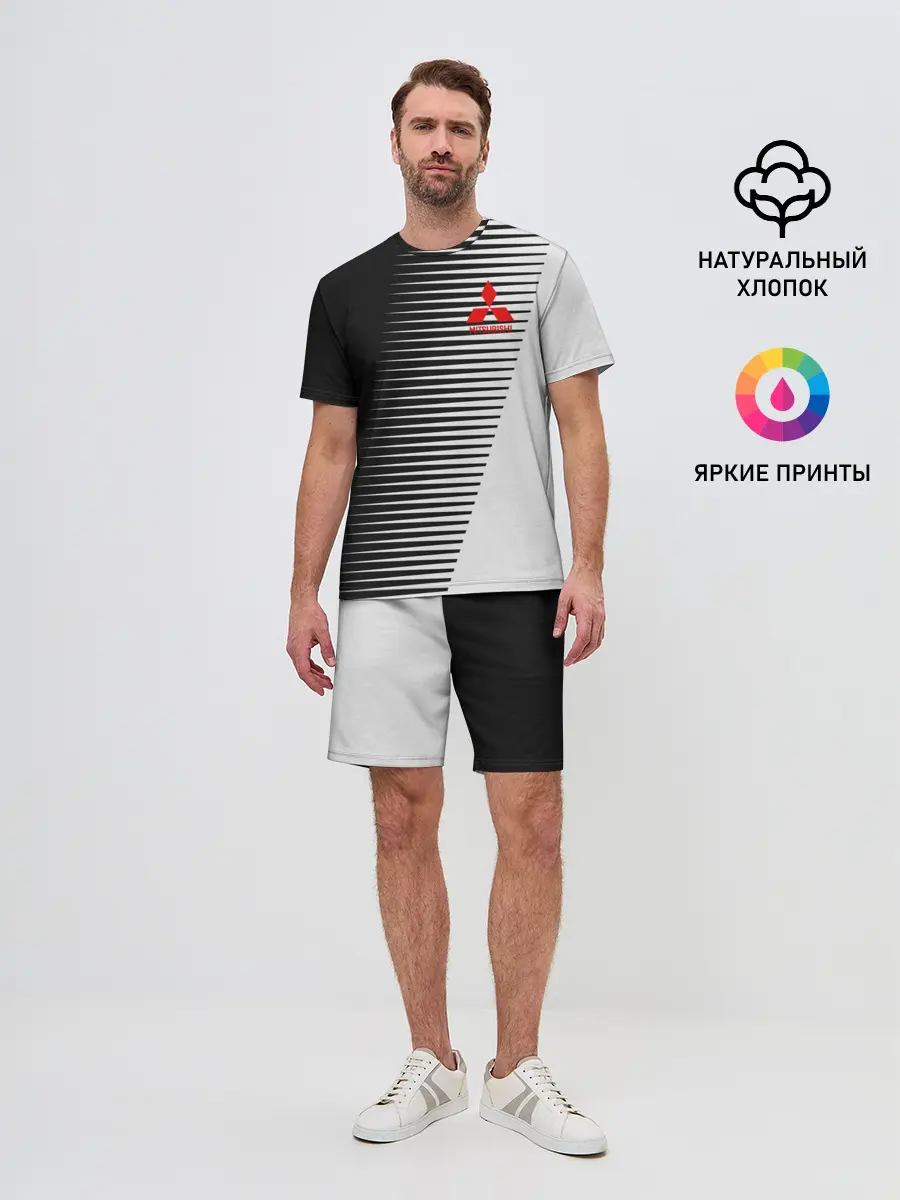 Мужской костюм с шортами / MITSUBISHI SPORT