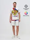 Мужской костюм с шортами / Россия Триколор