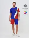 Мужской костюм с шортами / Герб РФ Триколор