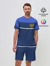 Мужской костюм с шортами / Герб России