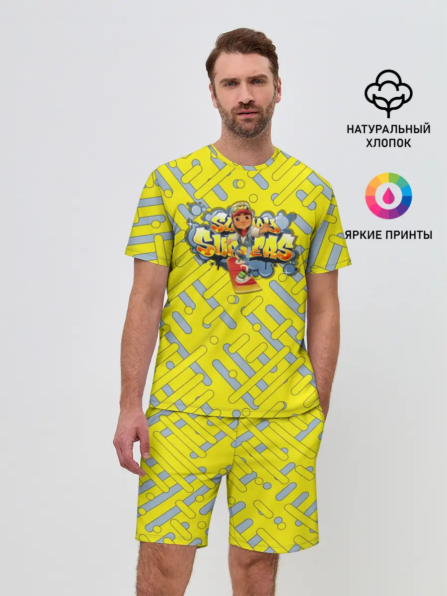 Мужской костюм с шортами / Subway Surfers
