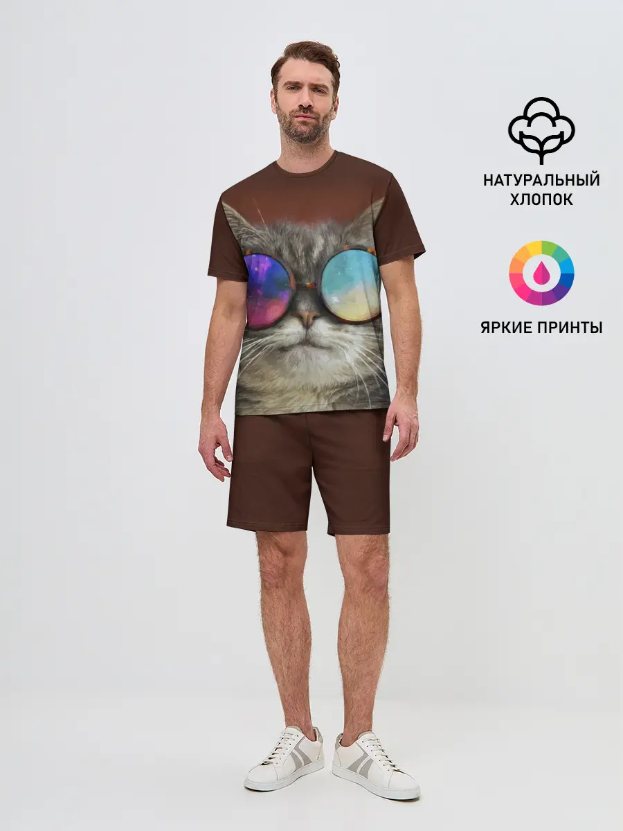 Мужской костюм с шортами / котейки