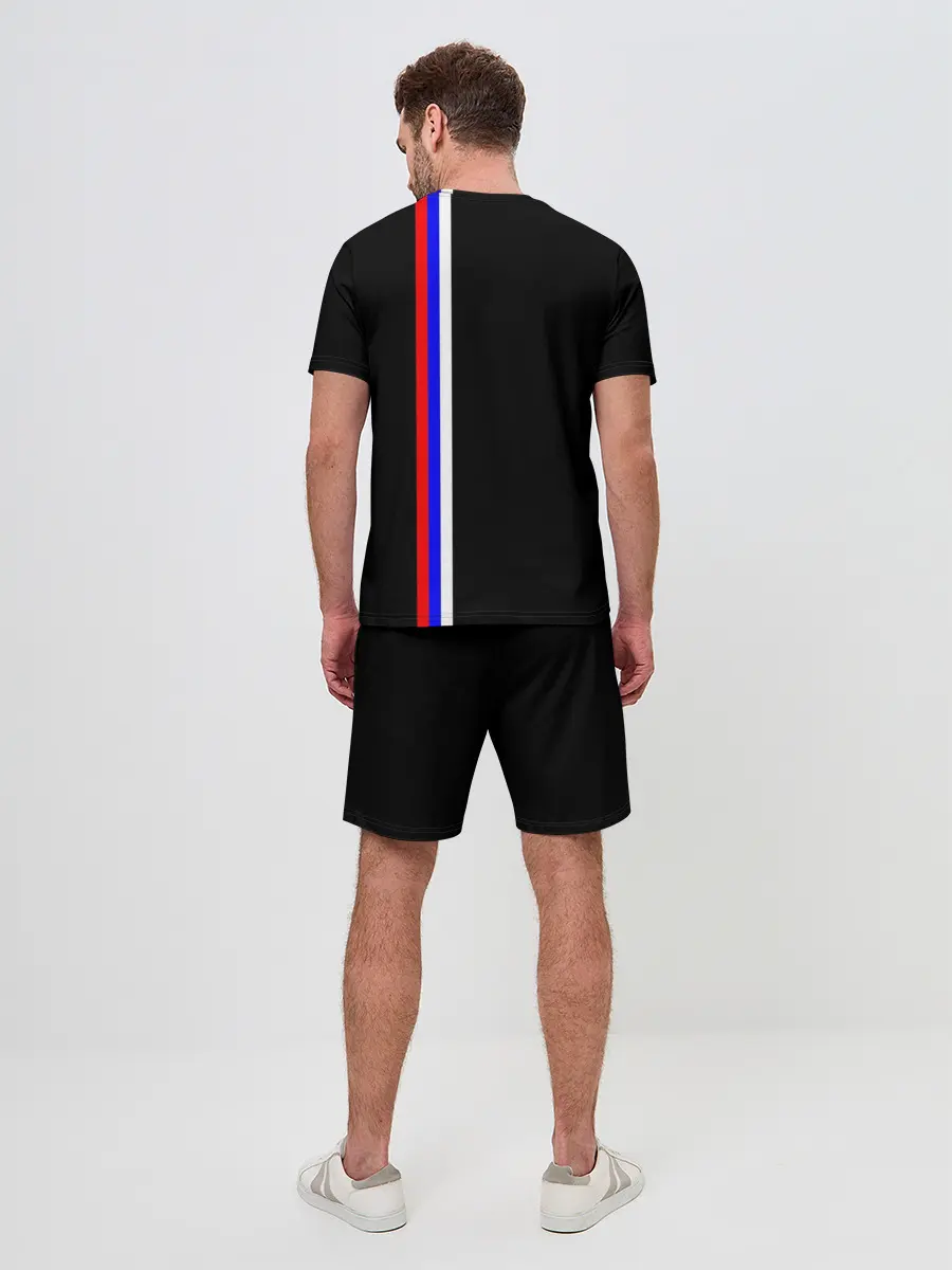 Мужской костюм с шортами / Лента с гербом России