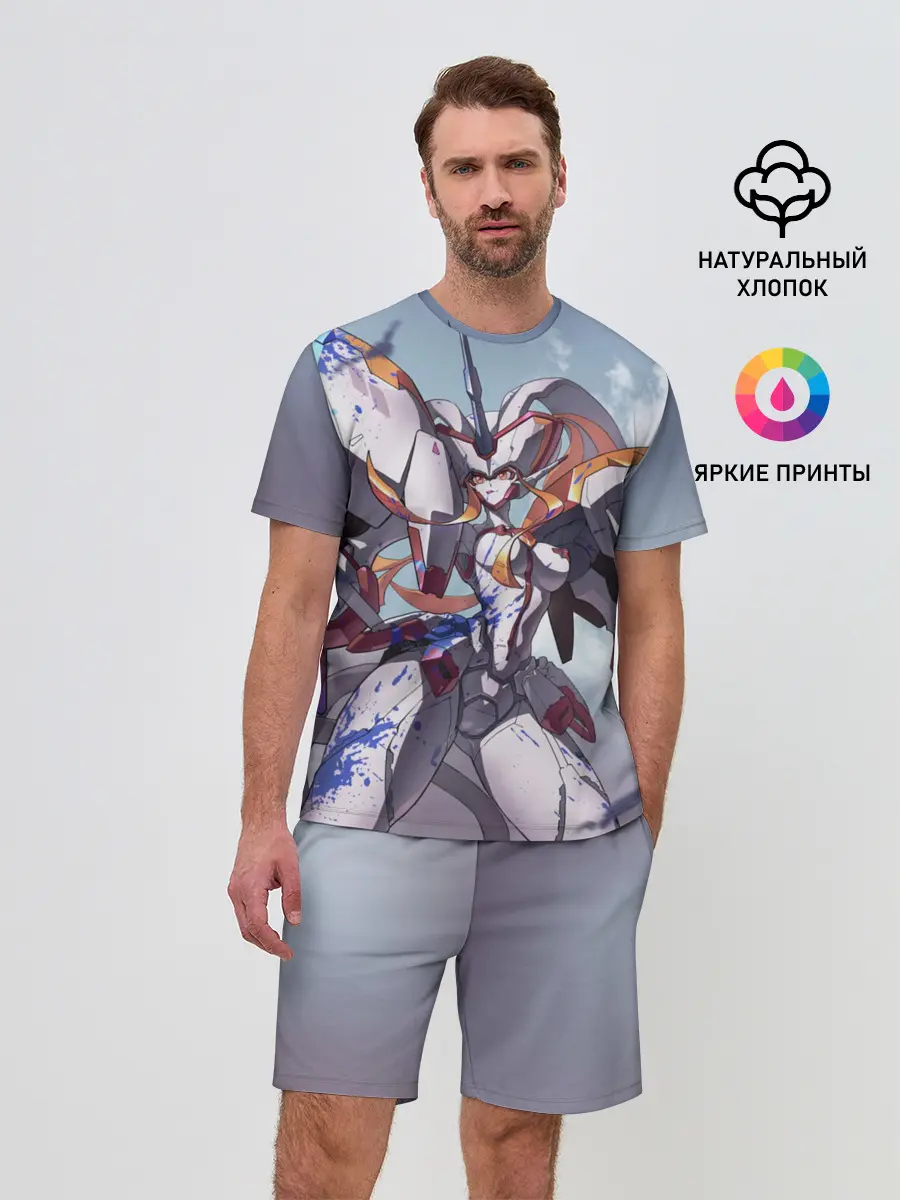 Мужской костюм с шортами / Zero Two