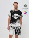 Мужской костюм с шортами / Nissan abstract sport